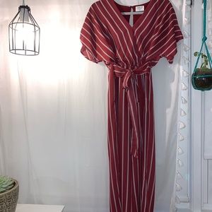 Wide leg jumpsuit
